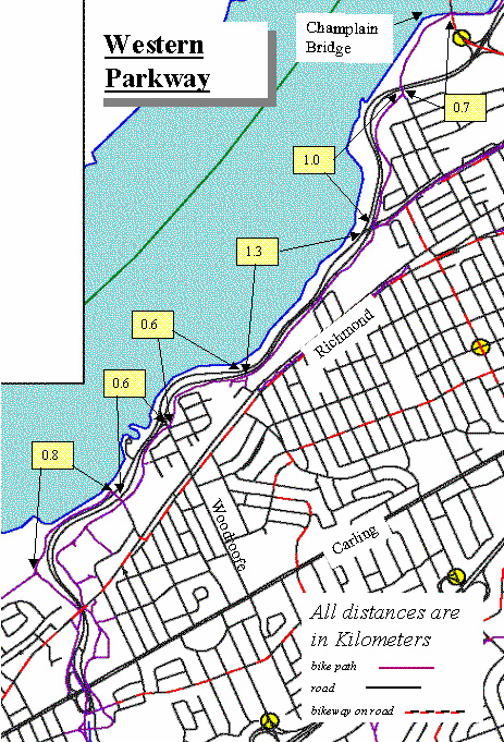 western parkway route